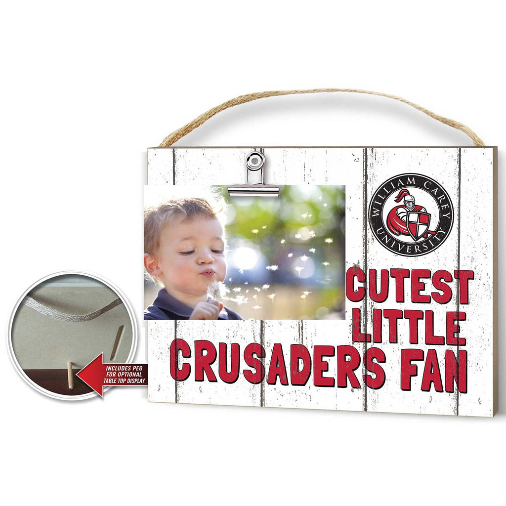 Cutest Little Weathered Logo Clip Photo Frame William Carey University Crusaders