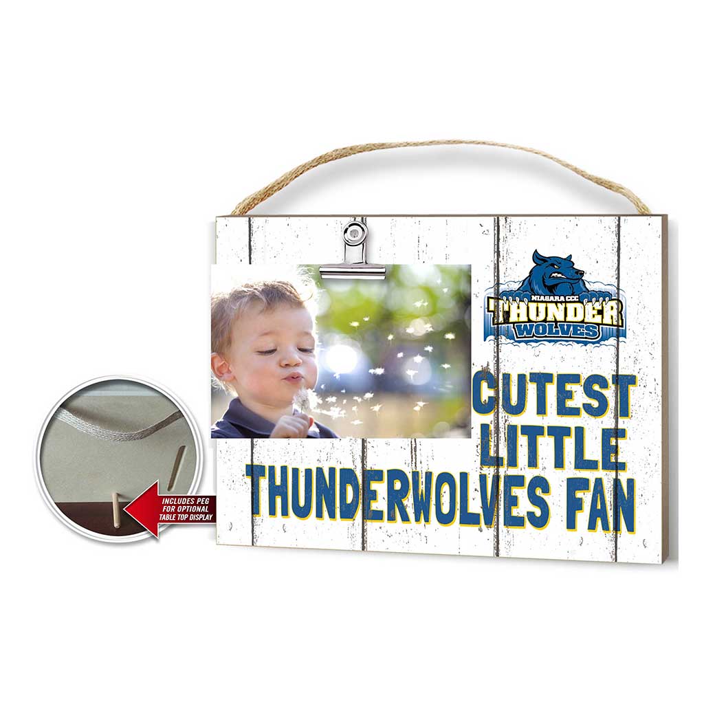 Cutest Little Weathered Logo Clip Photo Frame Niagara County Community College Thunder Wolves