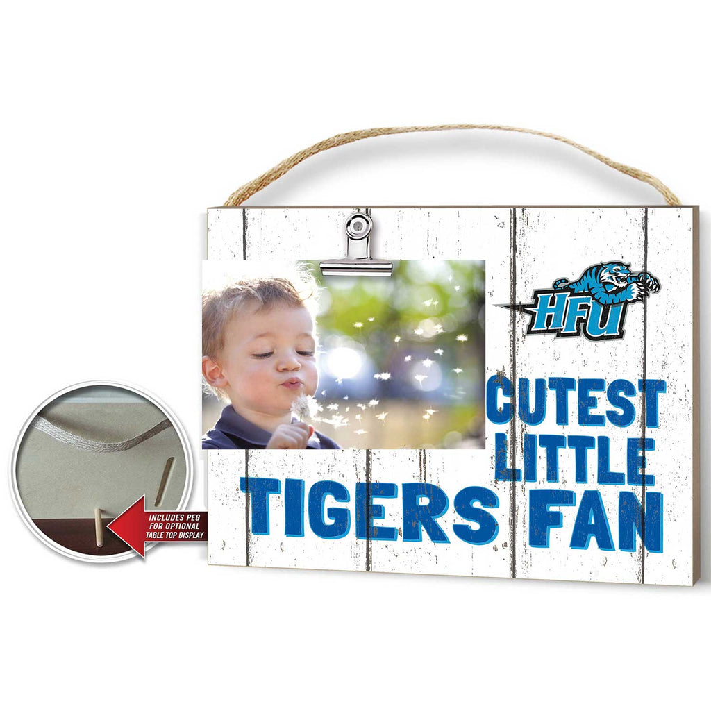 Cutest Little Weathered Logo Clip Photo Frame Holy Family Universty Tigers