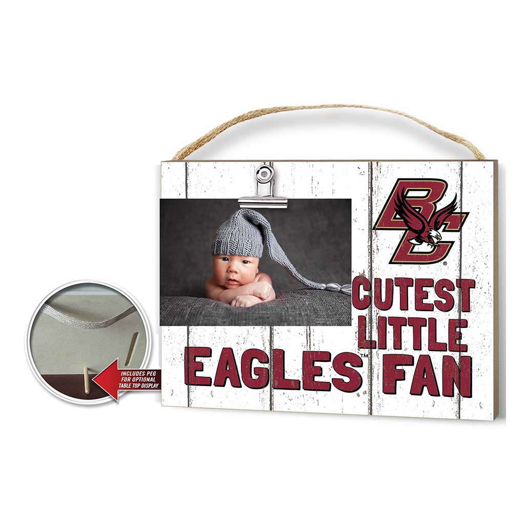 Cutest Little Weathered Logo Clip Photo Frame Boston College Eagles