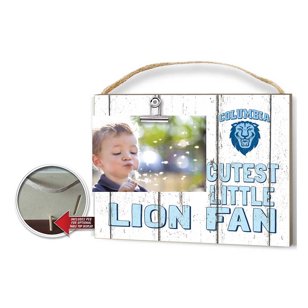 Cutest Little Weathered Logo Clip Photo Frame Columbia Lions