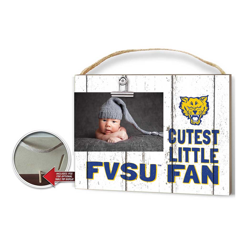 Cutest Little Weathered Logo Clip Photo Frame Fort Valley State Wildcats