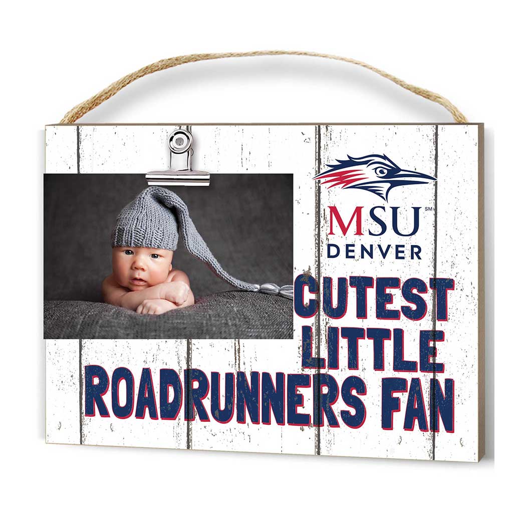 Cutest Little Weathered Clip Photo Frame Metropolitan State University of Denver Roadrunners