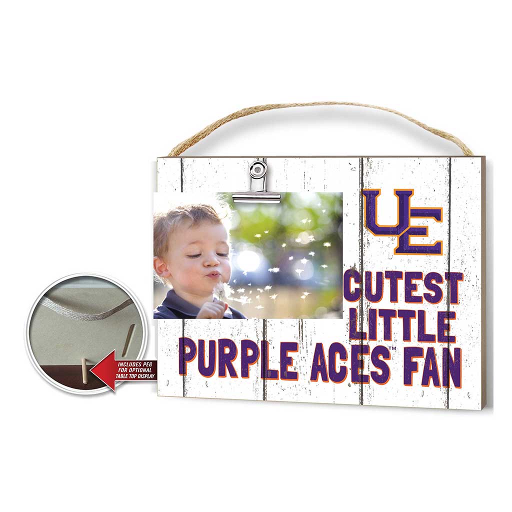 Cutest Little Weathered Logo Clip Photo Frame Evansville Purple Aces