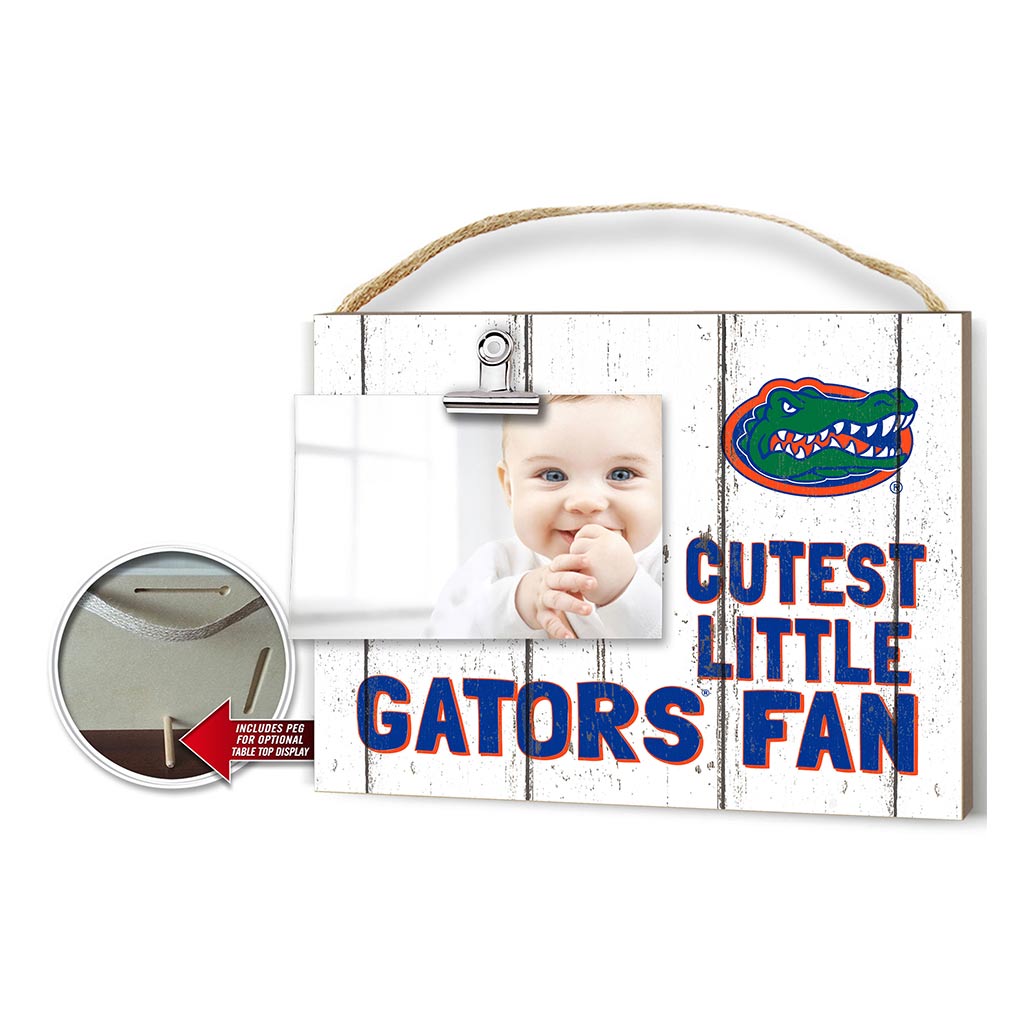 Cutest Little Weathered Logo Clip Photo Frame Florida Gators