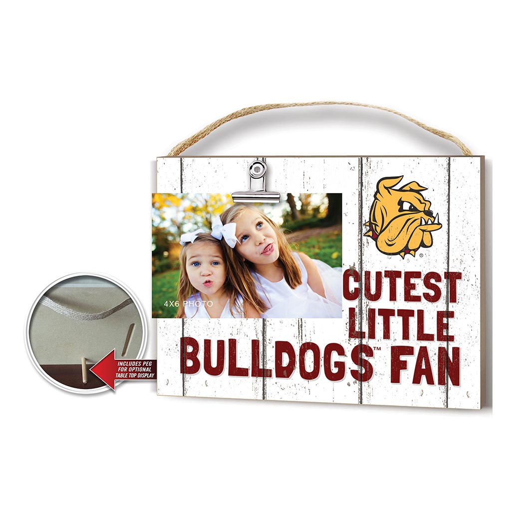 Cutest Little Weathered Logo Clip Photo Frame Minnesota (Duluth) Bulldogs