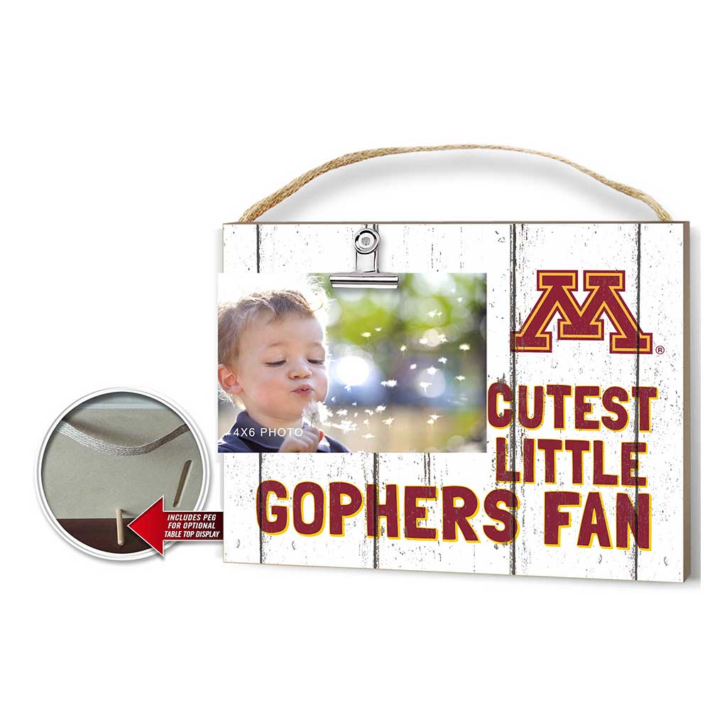 Cutest Little Weathered Logo Clip Photo Frame Minnesota Golden Gophers