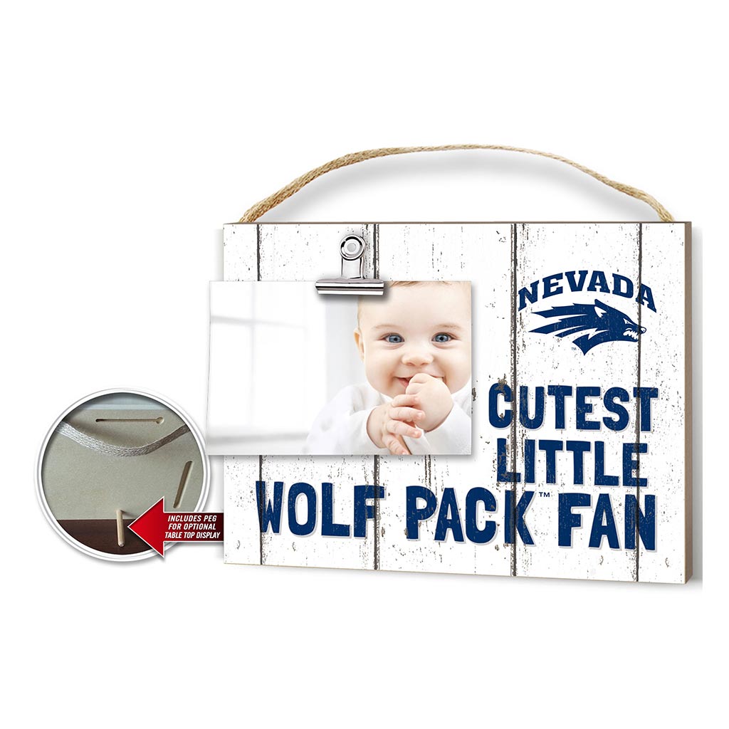 Cutest Little Weathered Logo Clip Photo Frame Nevada Wolf Pack