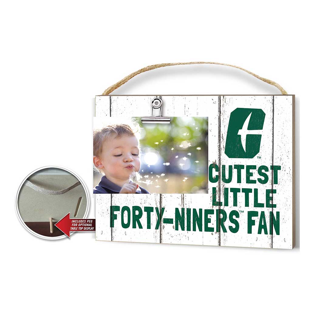 Cutest Little Weathered Logo Clip Photo Frame North Carolina (Charlotte) 49ers