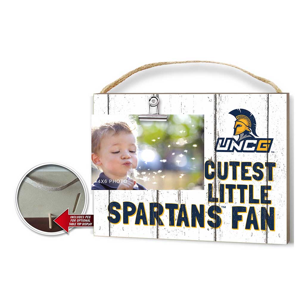 Cutest Little Weathered Logo Clip Photo Frame North Carolina (Greensboro) Spartans