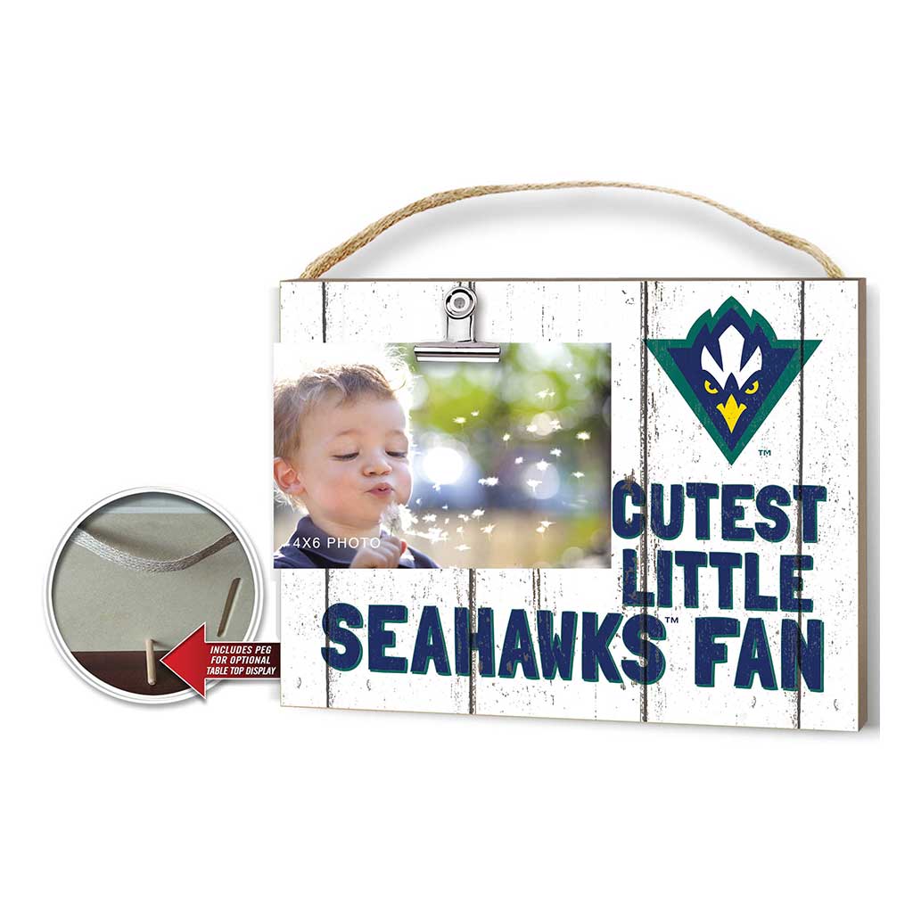 Cutest Little Weathered Logo Clip Photo Frame North Carolina (Wilmington) Seahawks
