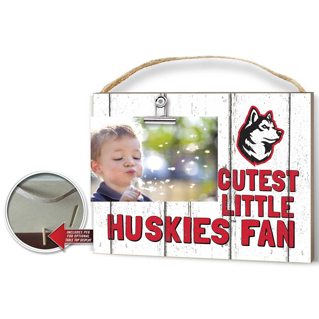 Cutest Little Weathered Logo Clip Photo Frame Northeastern Huskies