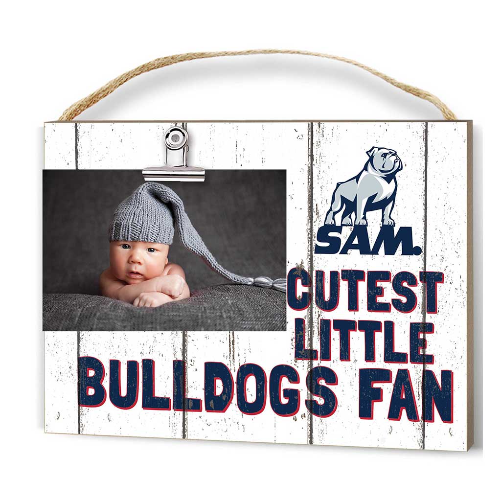 Cutest Little Weathered Clip Photo Frame Samford Bulldogs