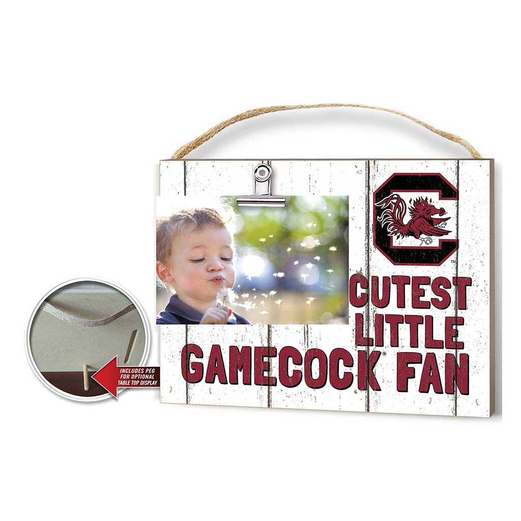 Cutest Little Weathered Logo Clip Photo Frame South Carolina Gamecocks