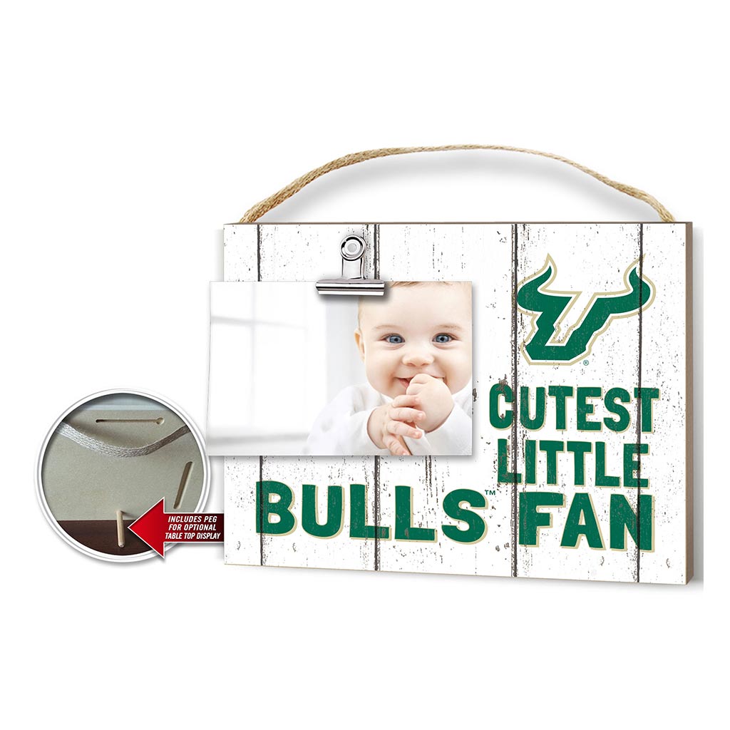 Cutest Little Weathered Logo Clip Photo Frame South Florida Bulls