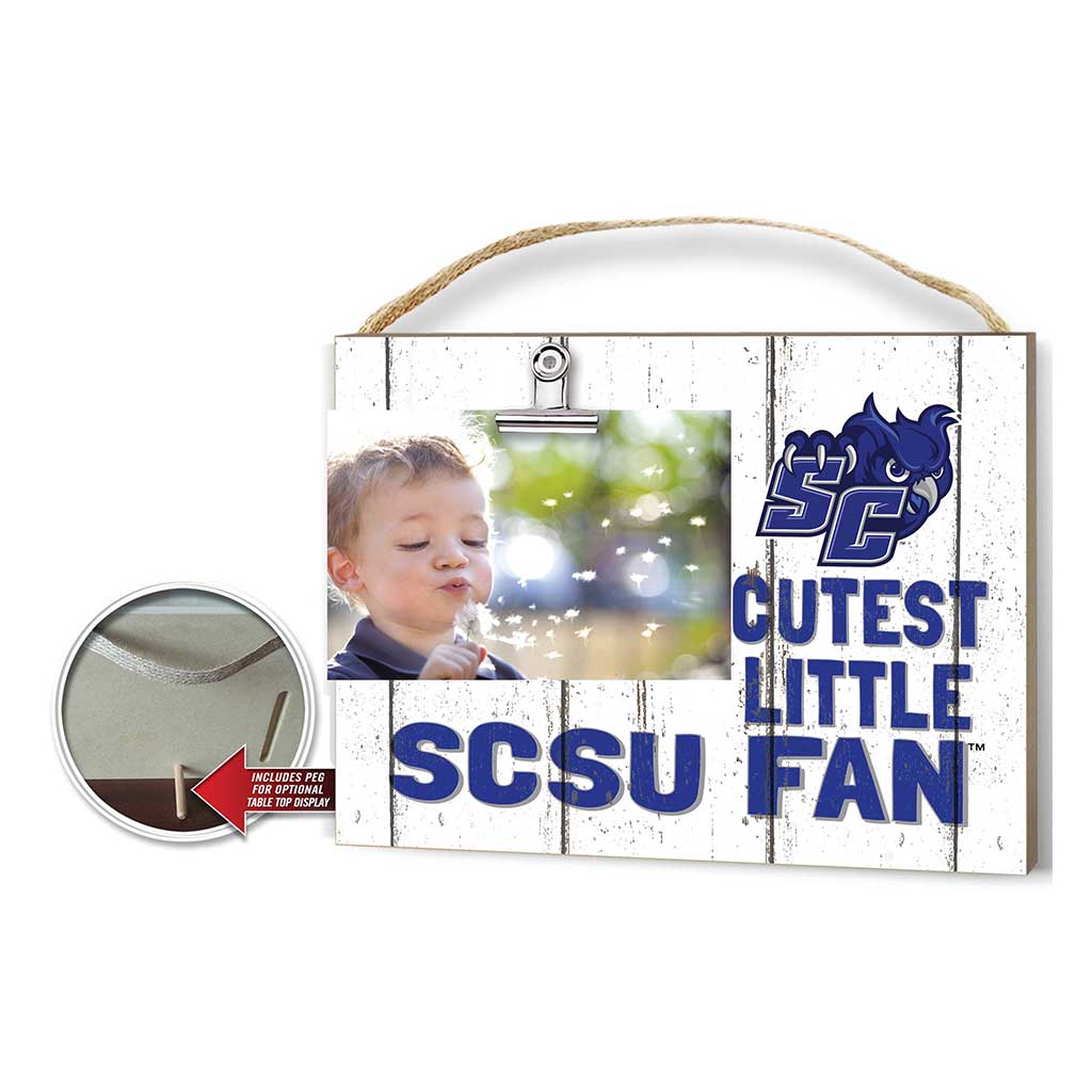 Cutest Little Weathered Logo Clip Photo Frame Southern Connecticut State Owls
