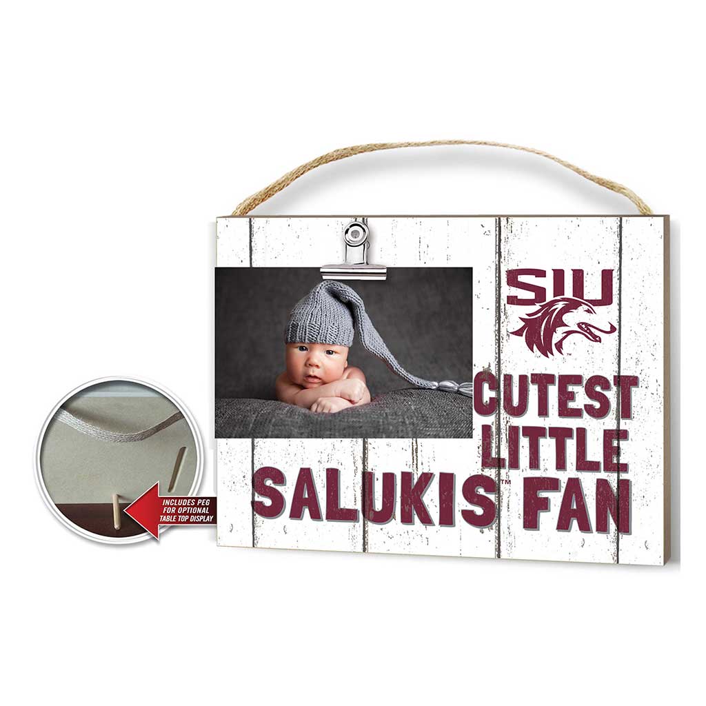 Cutest Little Weathered Logo Clip Photo Frame Southern Illinois Salukis