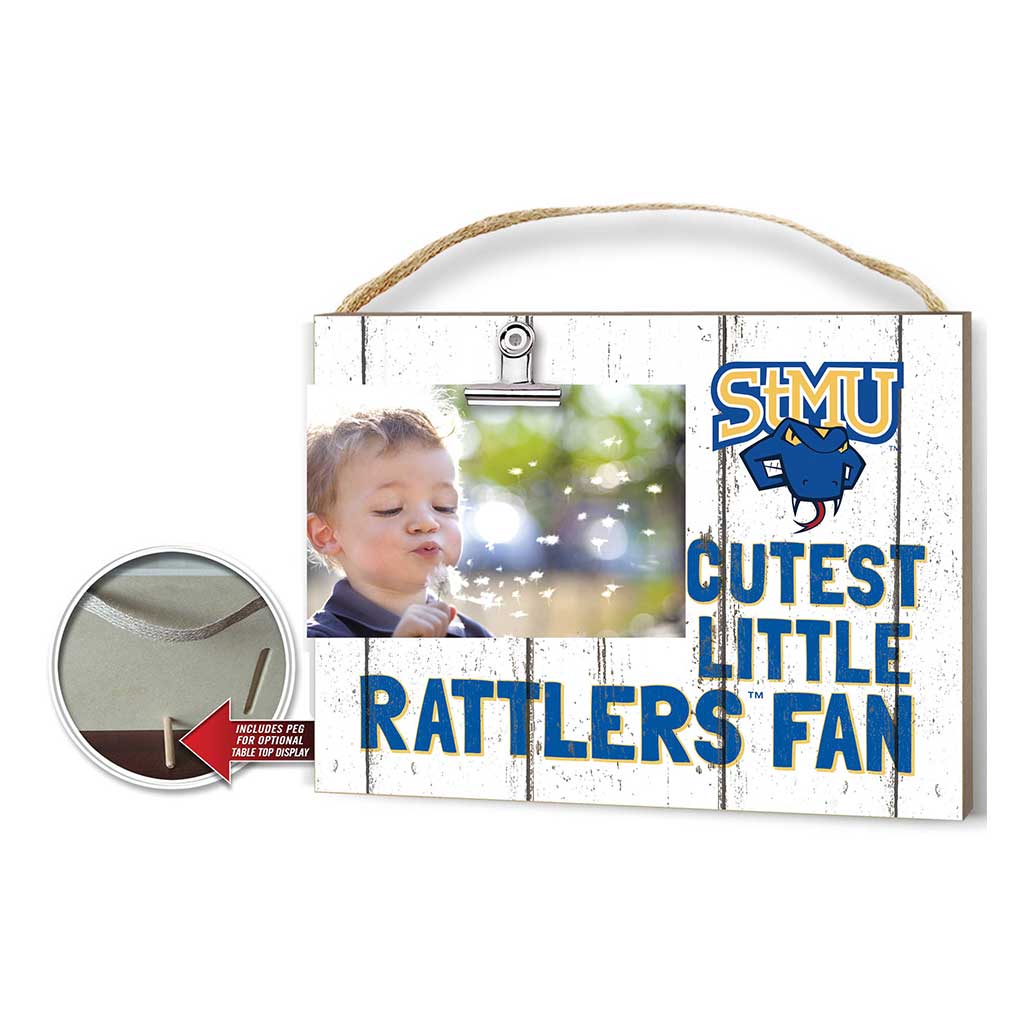 Cutest Little Weathered Logo Clip Photo Frame St Mary's (San Antonio) Rattlers