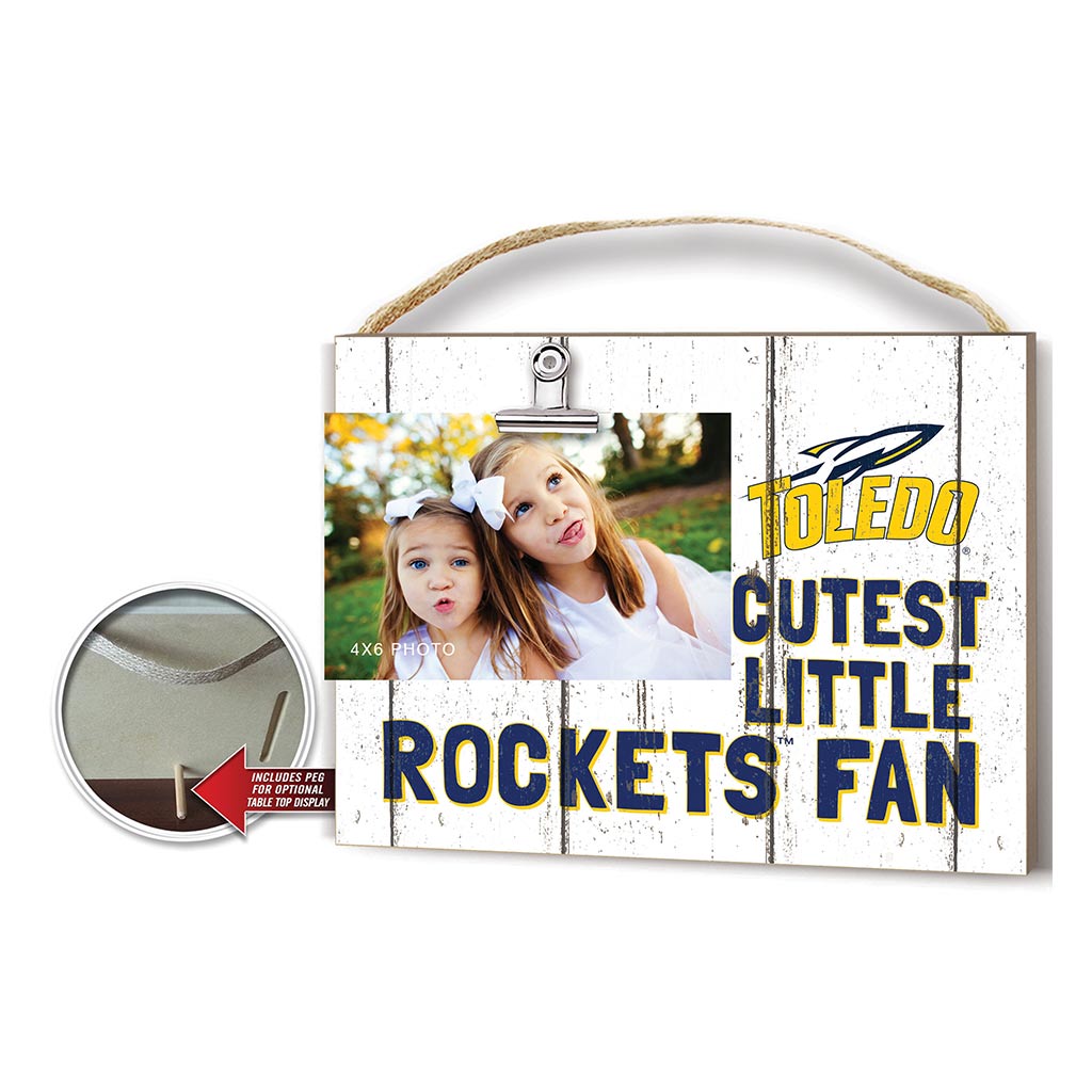 Cutest Little Weathered Logo Clip Photo Frame Toledo Rockets