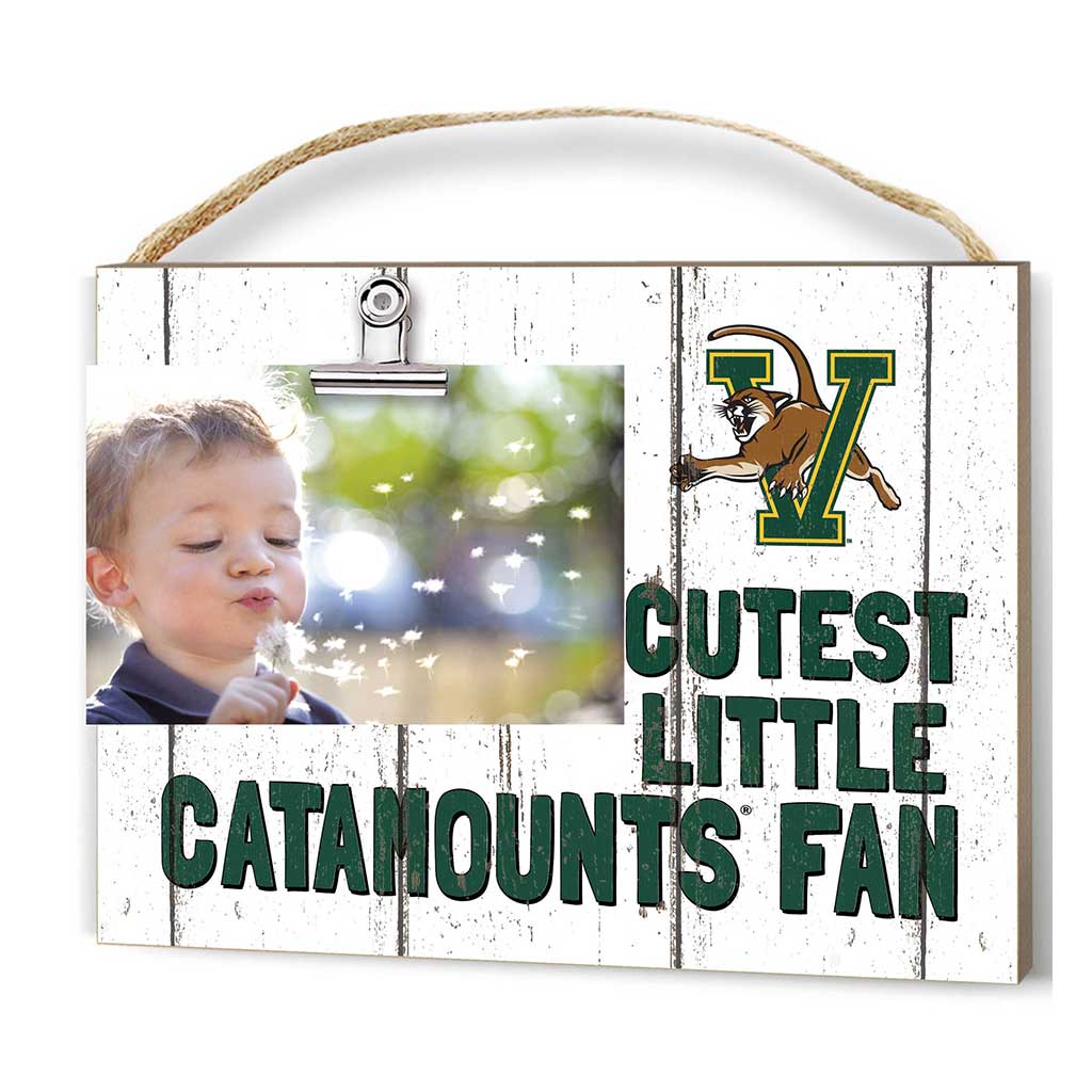 Cutest Little Weathered Clip Photo Frame Vermont Catamounts