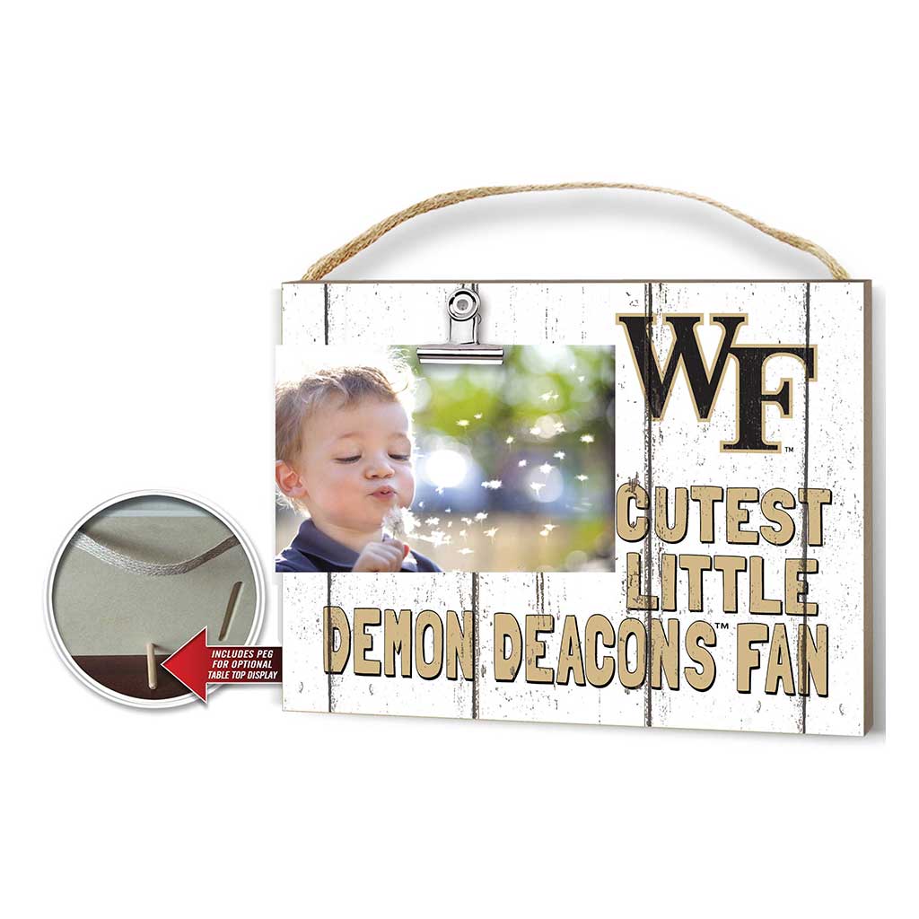 Cutest Little Weathered Logo Clip Photo Frame Wake Forest Demon Deacons