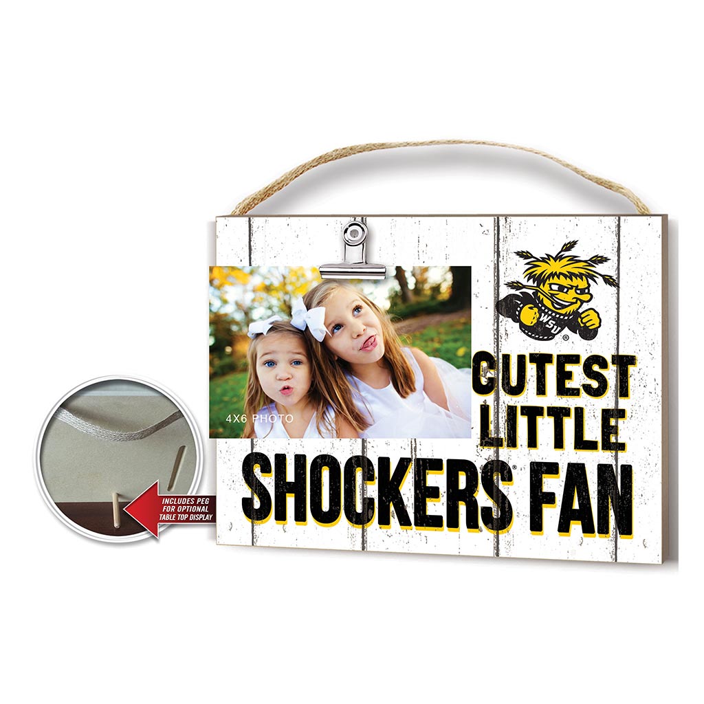 Cutest Little Weathered Logo Clip Photo Frame Wichita State Shockers