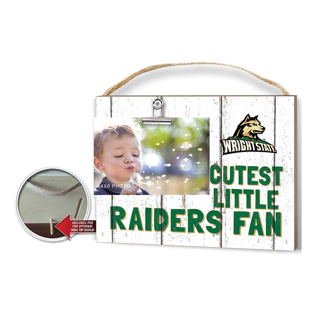 Cutest Little Weathered Logo Clip Photo Frame Wright State University Raiders