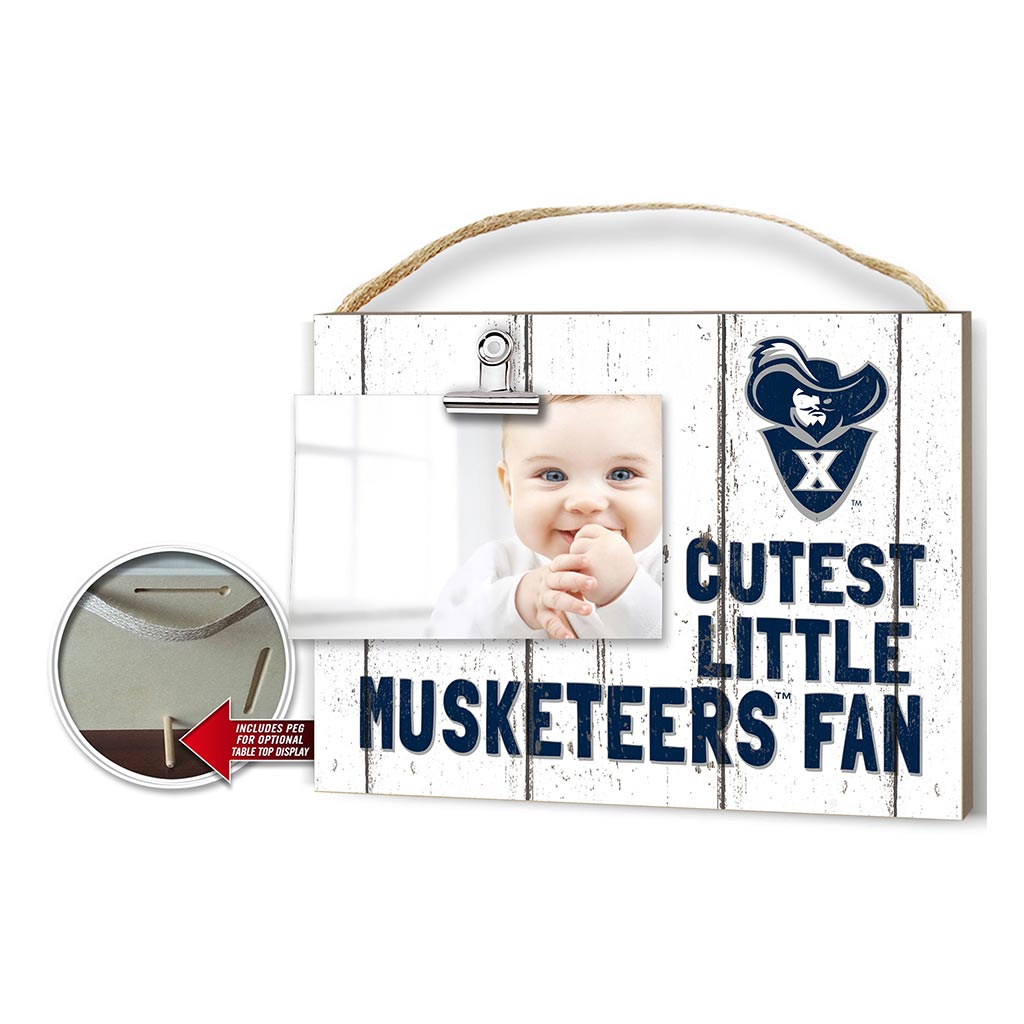 Cutest Little Weathered Logo Clip Photo Frame Xavier Ohio Musketeers