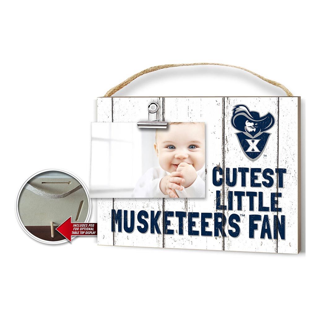 Cutest Little Wheathered Photo Frame Xavier Ohio Musketeers