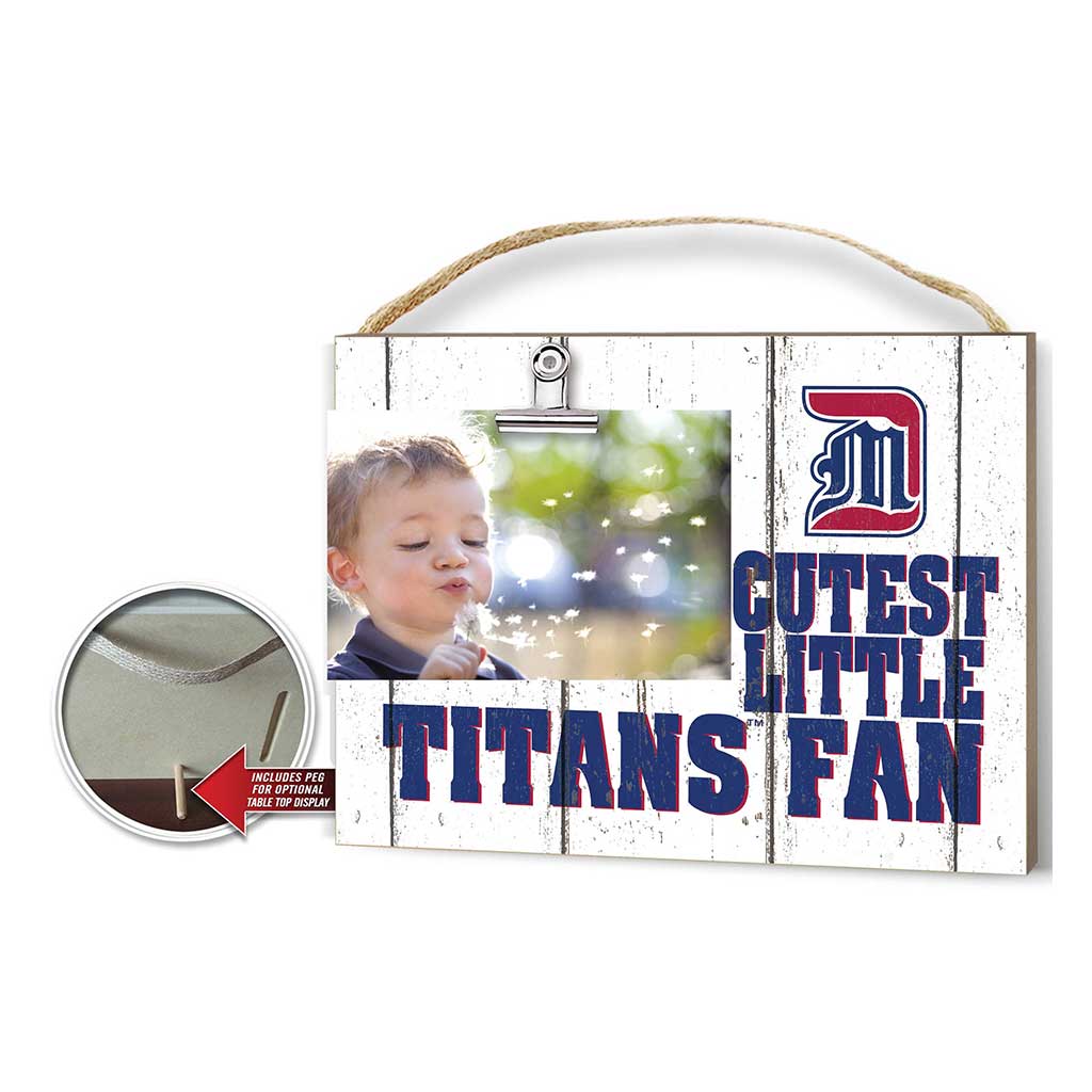 Cutest Little Weathered Logo Clip Photo Frame Detroit Mercy Titans