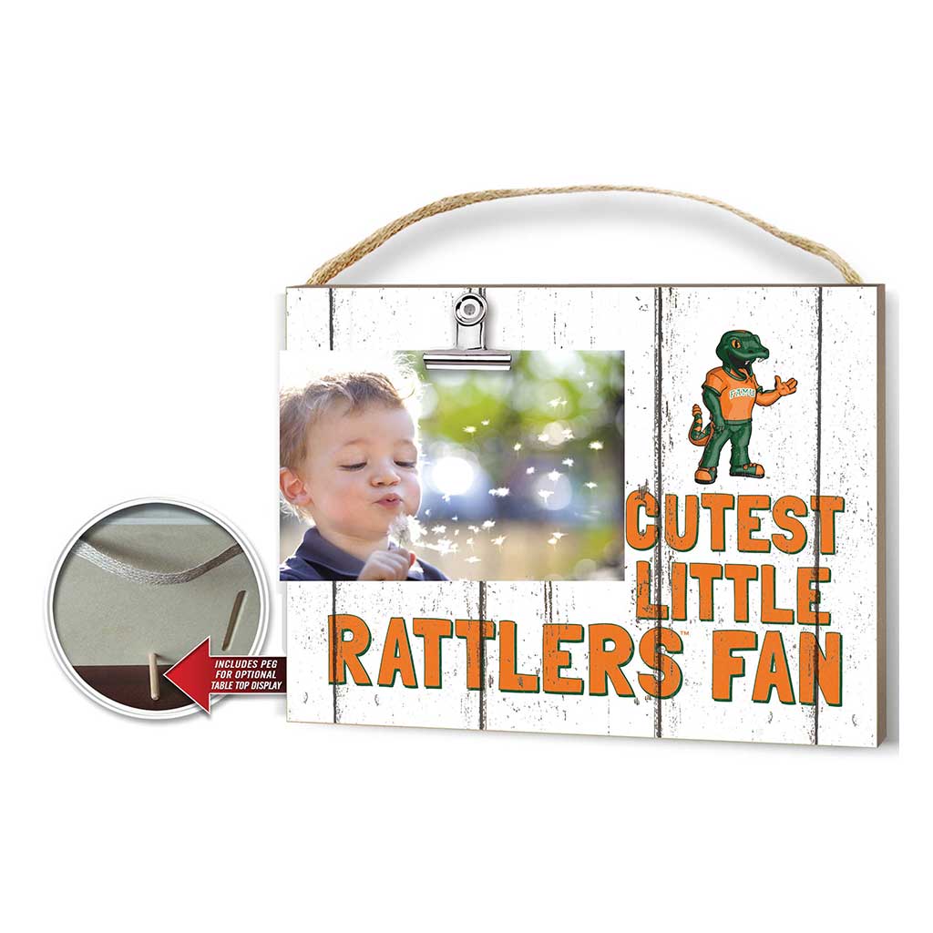Cutest Little Weathered Logo Clip Photo Frame Florida A&M Rattlers