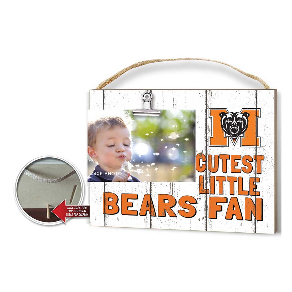 Cutest Little Weathered Logo Clip Photo Frame Mercer Bears