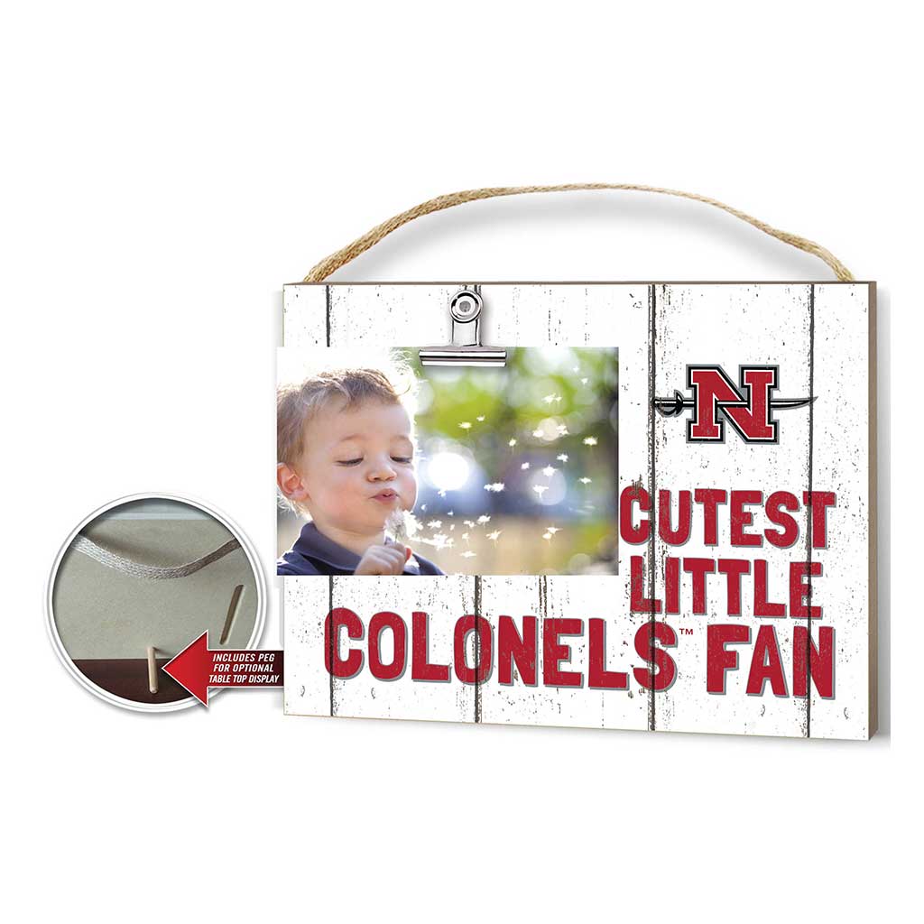 Cutest Little Weathered Logo Clip Photo Frame Nicholls State Colonels