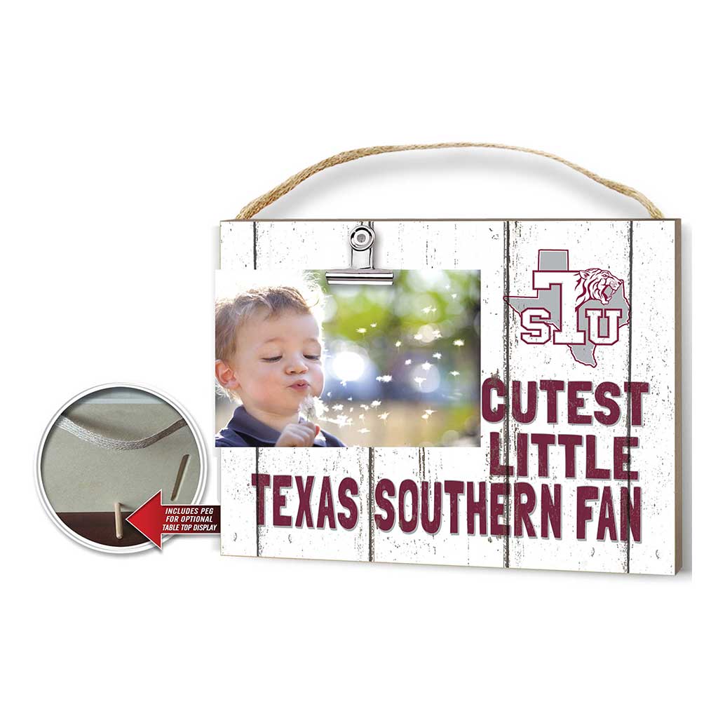 Cutest Little Weathered Logo Clip Photo Frame Texas Southern Tigers