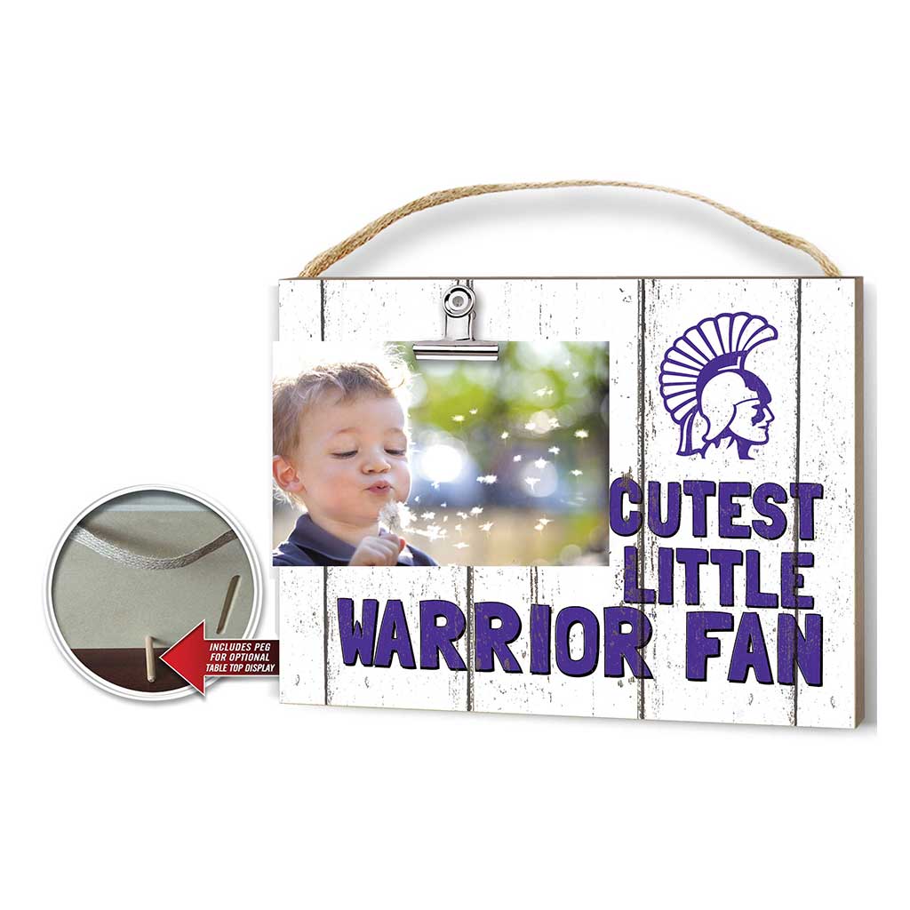 Cutest Little Weathered Logo Clip Photo Frame Winona State University Warriors