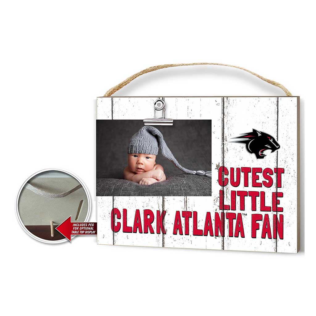 Cutest Little Weathered Logo Clip Photo Frame Clark Atlanta University Panthers