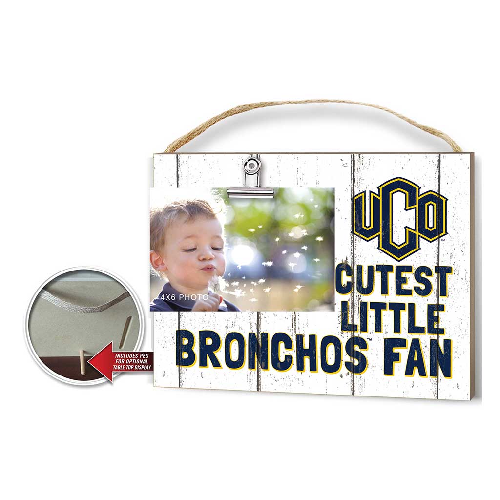 Cutest Little Weathered Logo Clip Photo Frame Central Oklahoma BRONCHOS