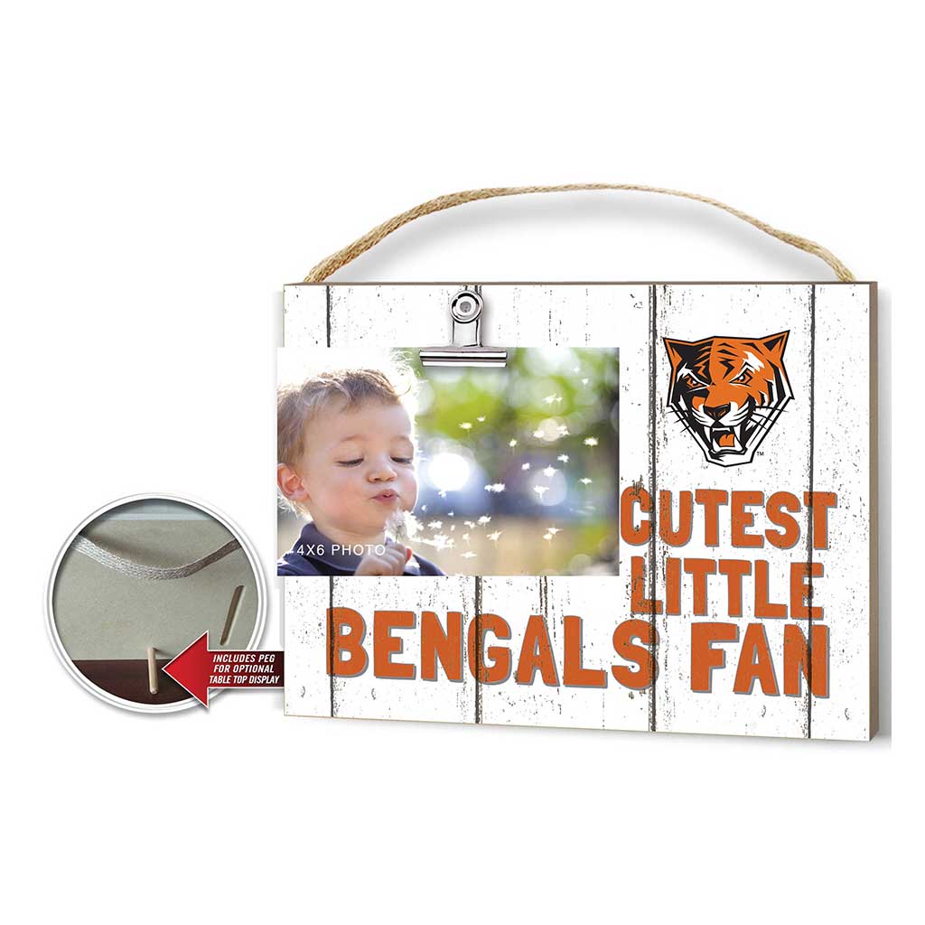 Cutest Little Weathered Logo Clip Photo Frame Buffalo State College Bengals