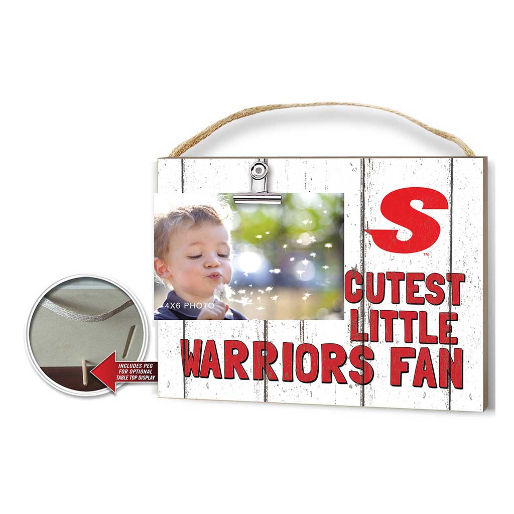 Cutest Little Weathered Logo Clip Photo Frame California State - Stanislaus WARRIORS