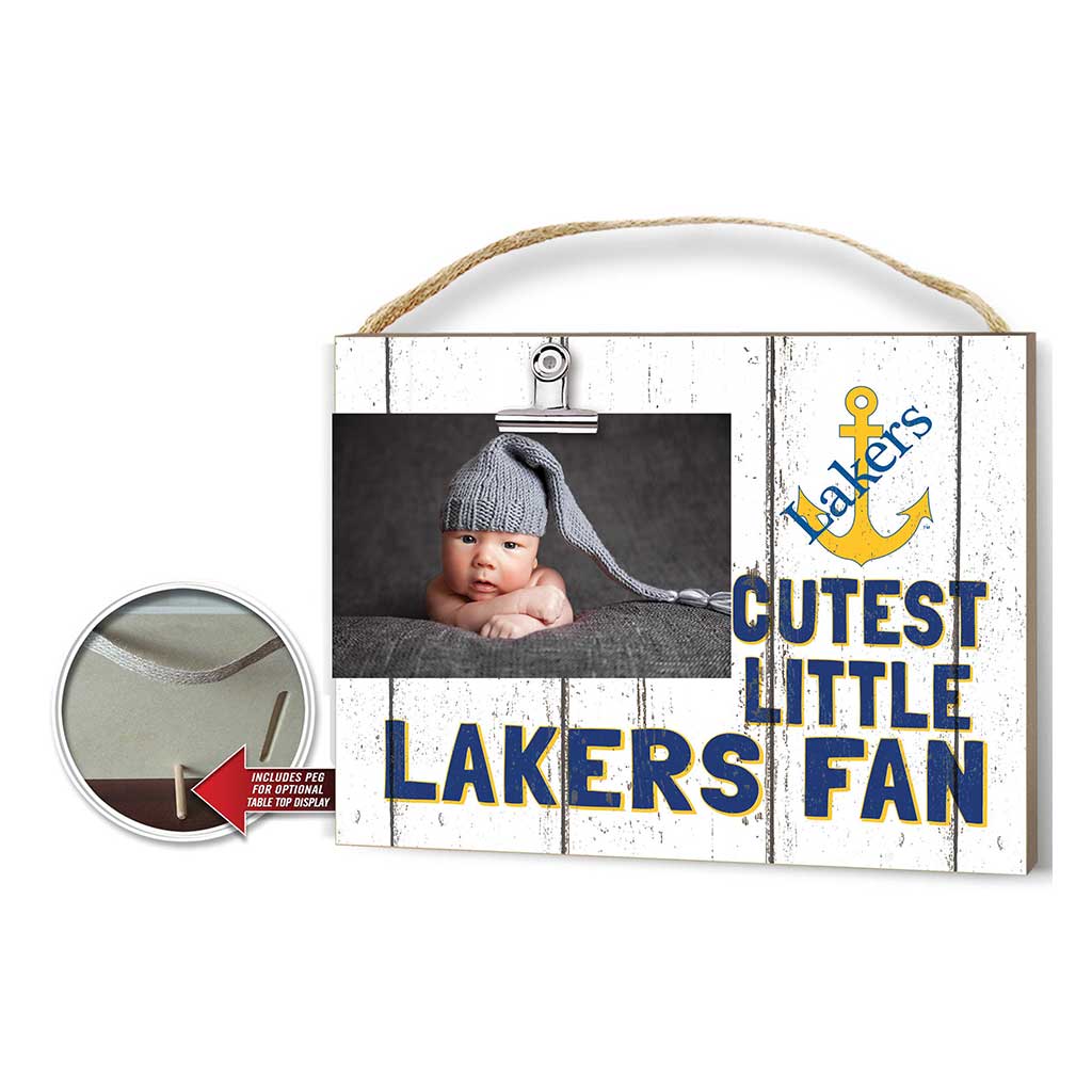 Cutest Little Weathered Logo Clip Photo Frame Lake Superior State University LAKERS