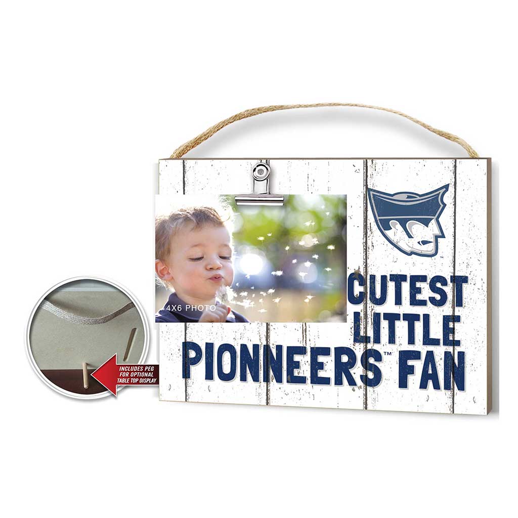 Cutest Little Weathered Logo Clip Photo Frame Marietta College Pioneers