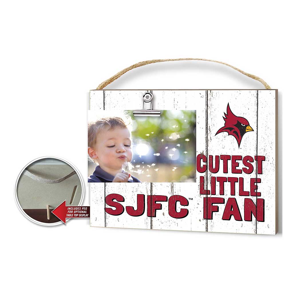 Cutest Little Weathered Logo Clip Photo Frame St. John Fisher College Cardinals