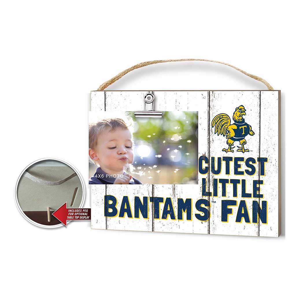 Cutest Little Weathered Logo Clip Photo Frame Trinity College Bantams