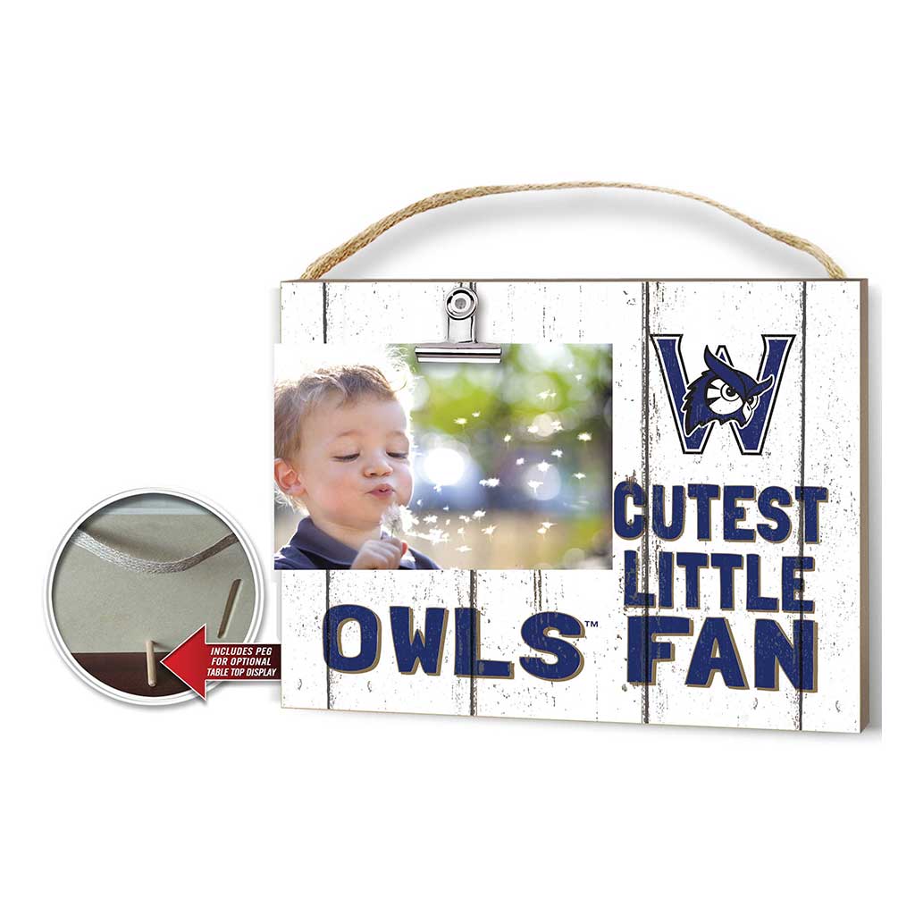 Cutest Little Weathered Logo Clip Photo Frame Westfield State University Owls