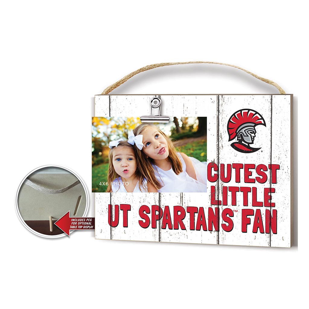 Cutest Little Weathered Logo Clip Photo Frame University of Tampa Spartans