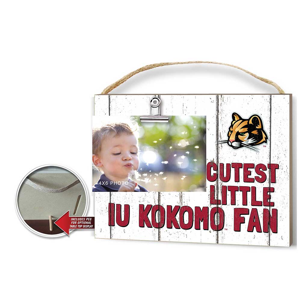 Cutest Little Weathered Logo Clip Photo Frame Indiana University Kokomo Cougars