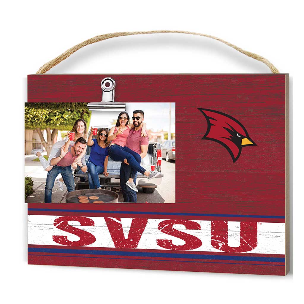 Clip It Colored Logo Photo Frame Saginaw Valley State University Cardinals