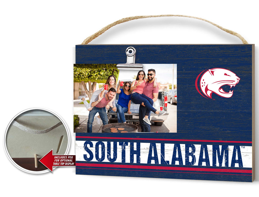 Clip It Colored Logo Photo Frame University of Southern Alabama Jaguars