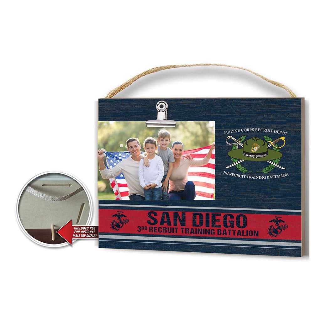 Clip It Colored Logo Photo Frame US Marines San Diego 3rd Recruit