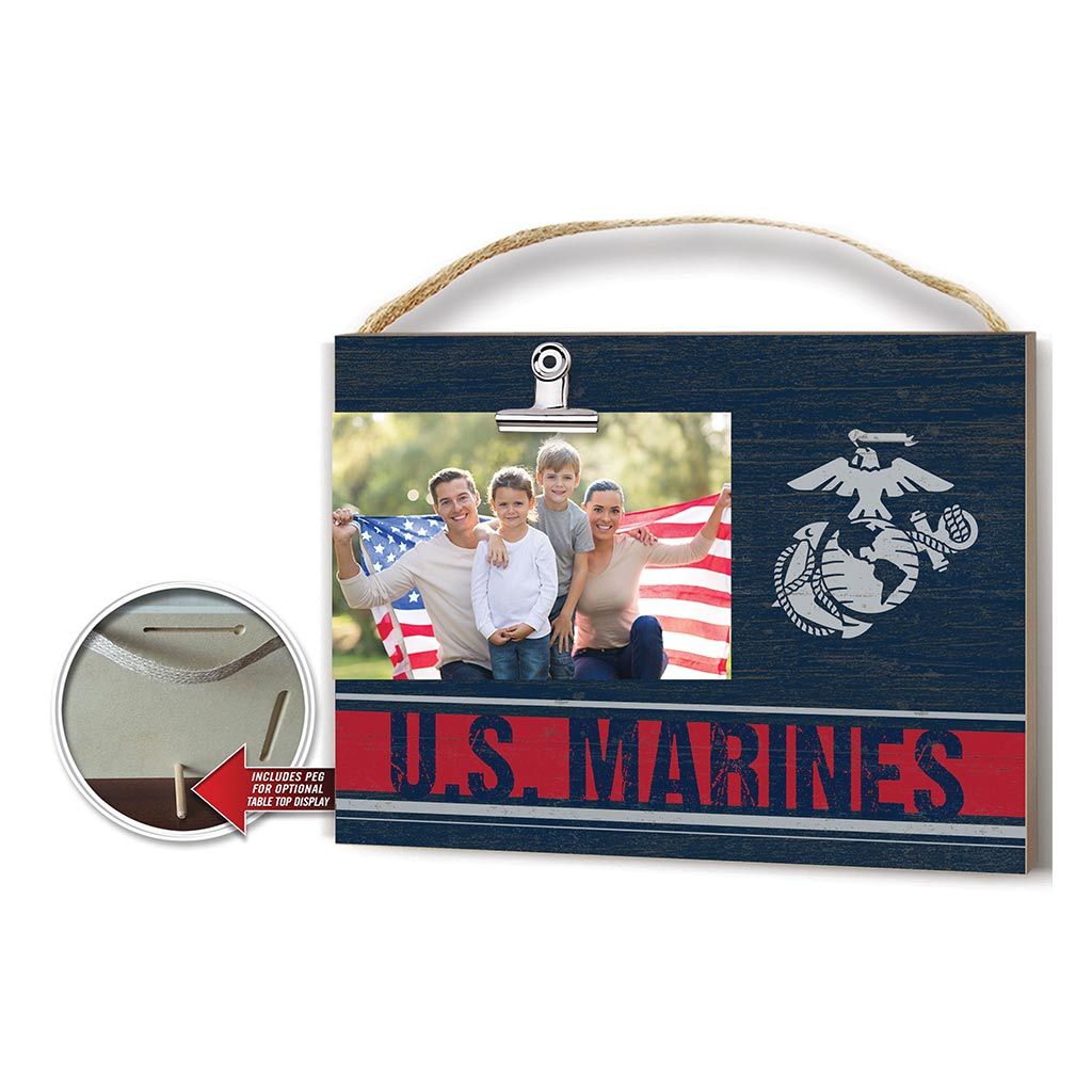 Clip It Colored Logo Photo Frame United States Marine Corps